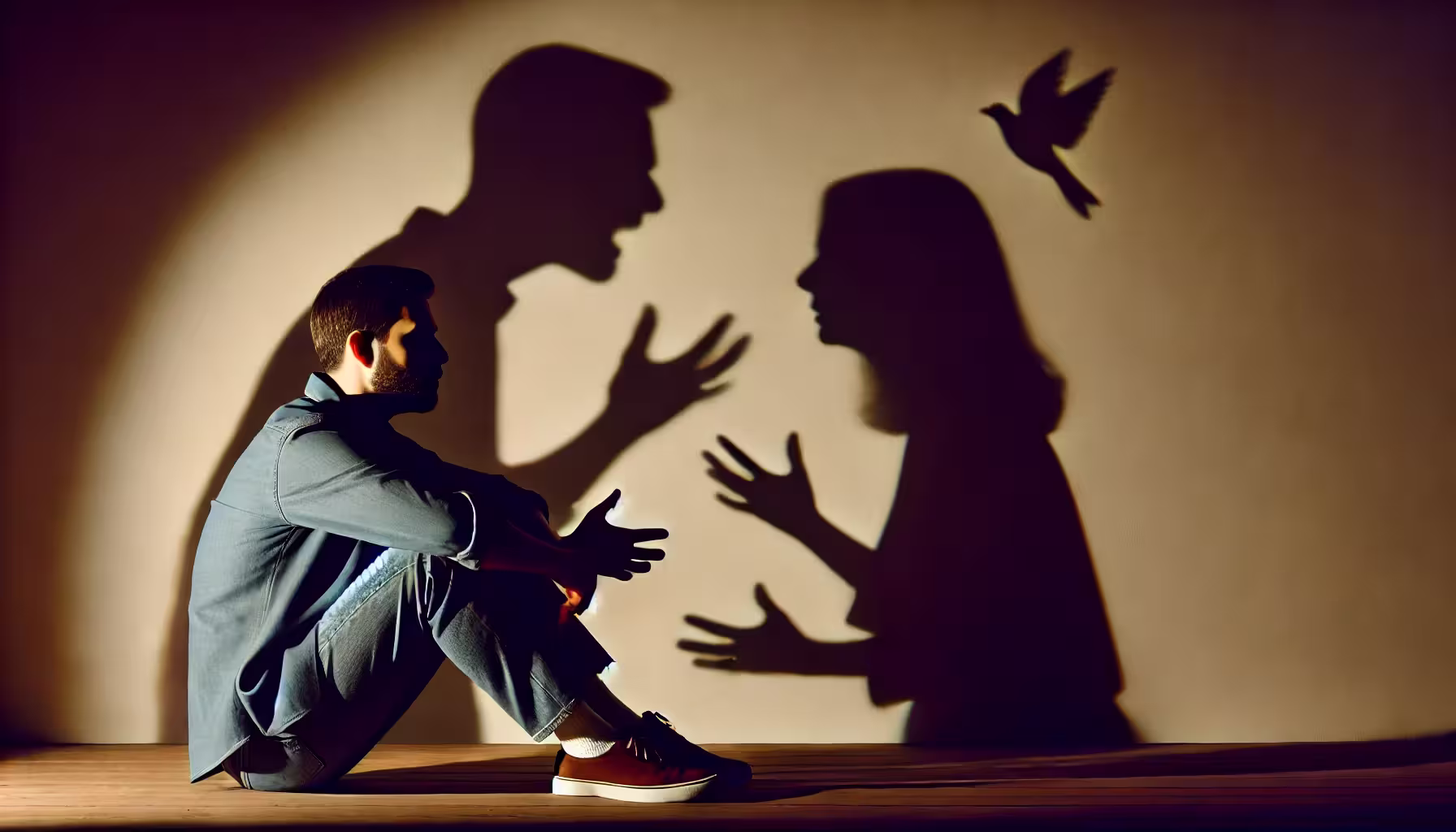 Conflicto familiar durante un divorcio contencioso