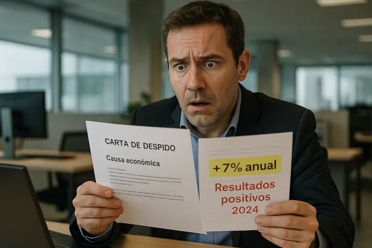 Acomiadament econòmic amb resultats empresarials positius i documentació comptable