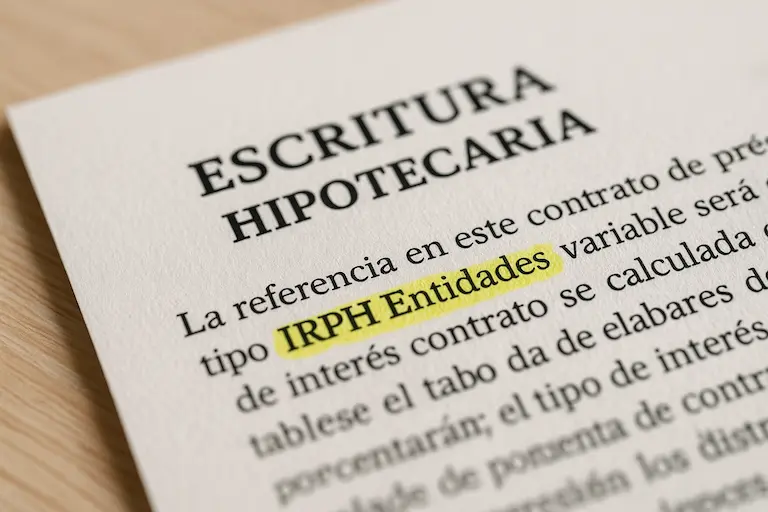 Detectar IRPH en la escritura de la hipoteca
