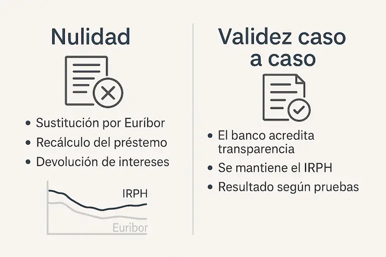 Escenarios IRPH Supremo 2025