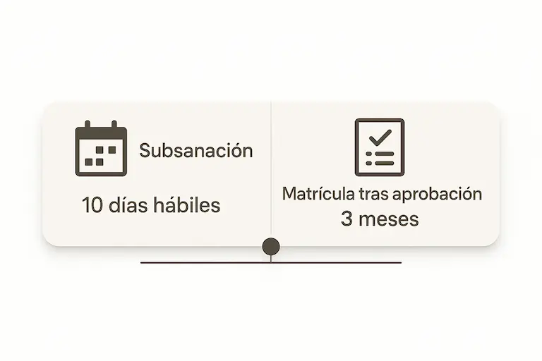 Terminis arrelament socioformatiu esmena 10 dies matrícula 3 mesos